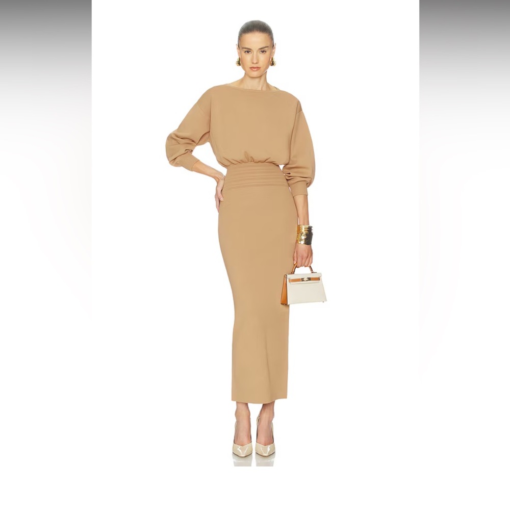 Hildie Maxi Dress in Camel